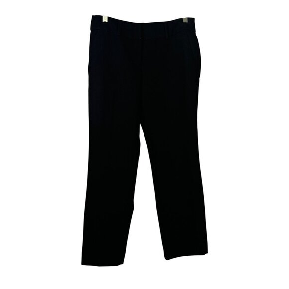 Loft Petites Womens Size 0P Black Curvy Slim Straight Leg Pants - Picture 1 of 7